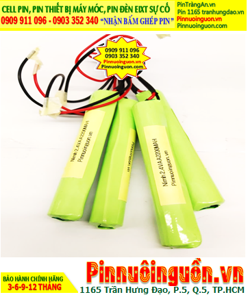 Pin sạc 2.4v-AA2200mAh, Pin sạc NiMh 2.4v-AA2200mAh, Pin sạc GREPOW 2.4v-AA2200mAh chính hãng