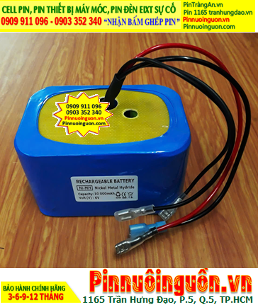 Pin sạc 6v-D10 000mAh, Pin sạc NiMh 6v-D10 000mAh, Pin sạc GRBEPOW 6v-D10 000mAh chính hãng
