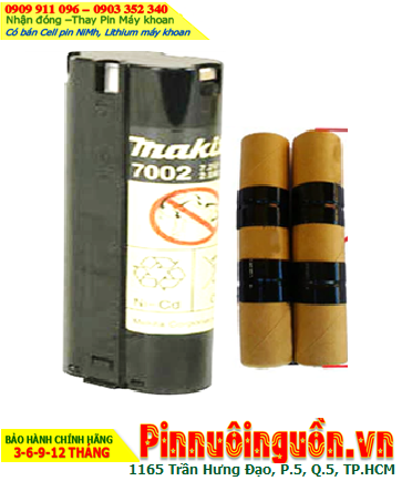 Pin sạc 7.2v-1500mAh (7.2v-1.5Ah), Nhận đóng pin máy khoan MAKITA 7.2v-1500mAh (7.2v-1.5Ah)