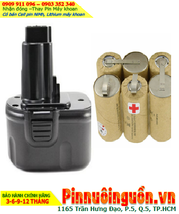 Pin sạc 7.2v-SC1800mAh (7.2v-1.8Ah), Nhận đóng pin máy khoan 7.2v-SC1800mAh (NiMh 7.2v-1.8Ah)