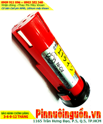 Pin sạc 9.6v-1300mAh (9.6v-1.3Ah), Nhận đóng Pin máy khoan 9.6v-1300mAh (NiMh 9.6v-1.3Ah) chính hãng