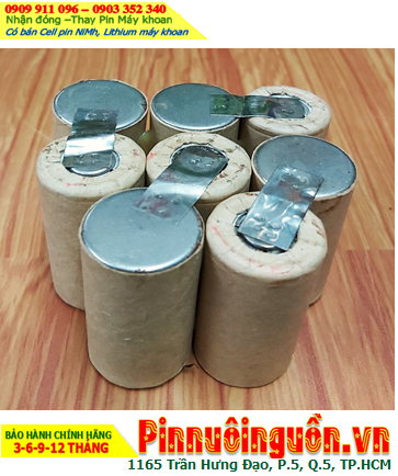 Pin sạc 9.6v-SC2000mAh (9.6v-2.0Ah), Nhận đóng pin máy khoan 9.6v-SC2000mAh (9.6v-2.0Ah) chính hãng