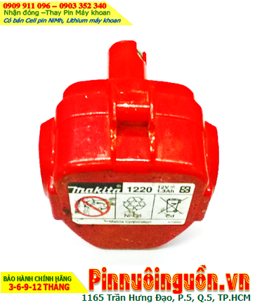 Pin sạc 12v-1300mAh (12v-1.3Ah), Nhận đóng pin máy khoan Makita 12v-1300mAh (NiMh 12v-1.3Ah)