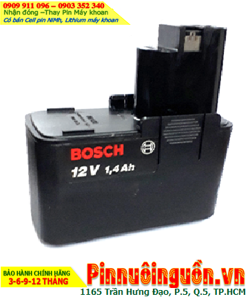 Pin sạc 14.4v-1400mAh (14.4v-1.4Ah), Nhận đóng Pin máy khoan Bosch 14.4v-1400mAh (NiMh 14.4v-1.4Ah)