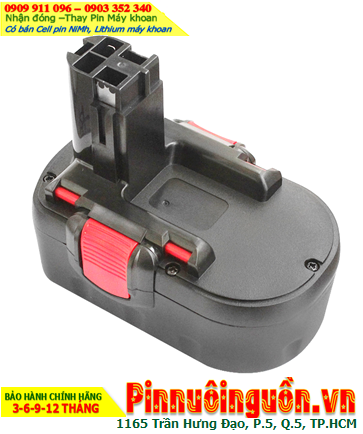 Pin sạc 18v-3300mAh (18v-3.3Ah), Nhận đóng Pin Máy Khoan Bosch 18v-3300mAh (NiMh 18v-3.3Ah)