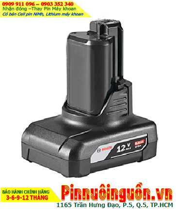 Pin sạc Lithium Li-ion 12v-4000mAh (12v-4.0Ah), Nhận đóng Pin Máy Khoan Bosch 12v-4000mAh (12v-4.0Ah)