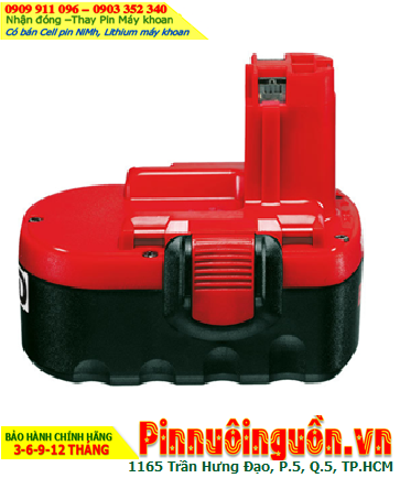 Pin sạc 18v-3000mAh (18v-3.0Ah), Nhận đóng pin máy khoan Bosch 18v-3000mAh (NiMh 18v-3.0Ah)