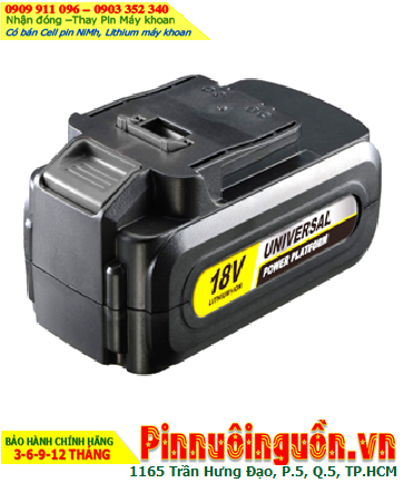 Pin sạc Lithium L-ion 18v-3000mAh (18v-3.0Ah), Nhận đóng Pin máy khoan Ryobi 18v-3000mAh Lithium