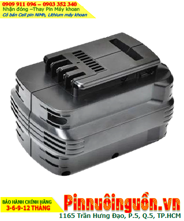 Pin sạc 24v-2100mAh (24v-2.1Ah), Nhận đóng Pin máy khoan Dewalt 24v-2100mAh (NiMh 24v-2.1Ah)