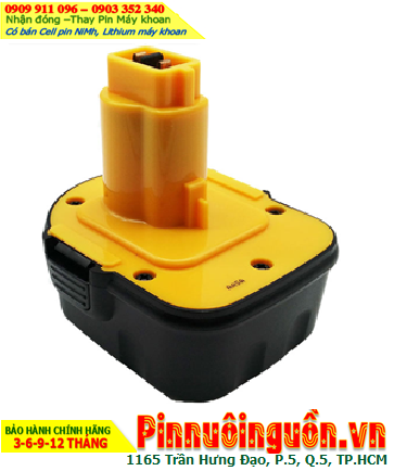 Pin sạc 12v-1500mAh (12v-1.5Ah), Nhận đóng Pin máy khoan Dewalt 12v-1500mAh (NiMh 12v-1.5Ah)