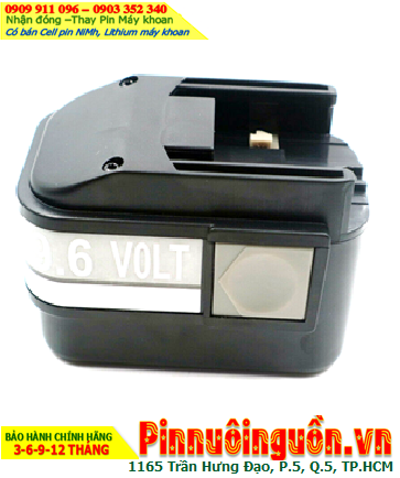 Pin sạc 9.6v-3000mAh (9.6v-3.0Ah), Nhận đóng Pin máy khoan Milwaukee 9.6v-3000mAh (NiMh 9.6v-3.0Ah)