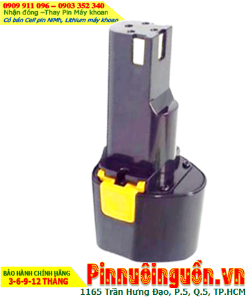 Pin sạc 9.6v-2000mAh (9.6v-2.0Ah), Nhận đóng Pin máy khoan Milwaukee 9.6v-2000mAh (NiMh 9.6v-2.0Ah)