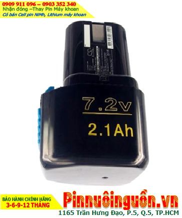 Pin sạc 7.2v-2100mAh (7.2v-2.1Ah), Nhận đóng pin máy khoan Hitachi 7.2v-2100mAh (NiMh 7.2v-2.1Ah)