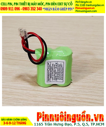Pin sạc NiMh 2.4v 2/3AA 400mAh; Pin điện thoại bàn không dây Cordlessphone NiMh 2.4v 2/3AA 400mAh