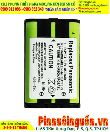 Panasonic HHR-P104; Pin điện thoại bàn không dây Panasonic HHR-P104 3.6v 850mAh