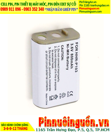 Panasonic HHR-P103 (NiMh 3.6v-AA700mAh) _Thay cells Pin điện thoại bàn không dây Panasonic HHR-P103