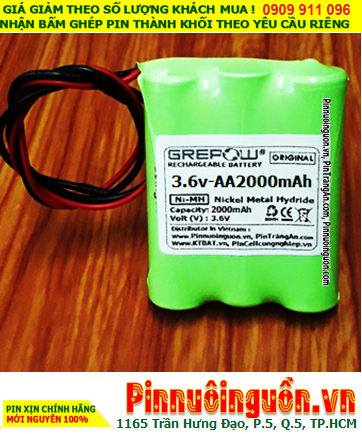 Pin UNIDEN BT-905; Pin điện thoại bàn không dây Uniden BT-905 (Pin sạc NiMh 3.6v AA2000mAh)