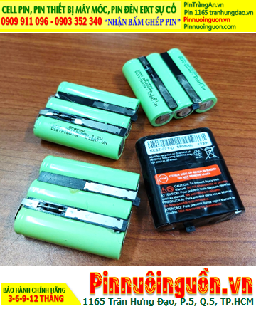 KEBT-071-D 650mAh 3.6v, Nhận đóng Pin bộ đàm KEBT-071-D NiMh 3.6v 650mAh chính hãng