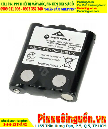Pin sạc 4.8v-600mAh, Nhận đóng pin Bộ đàm 4.8v-600mAh (NiMh 4.8v-0.6Ah) chính hãng