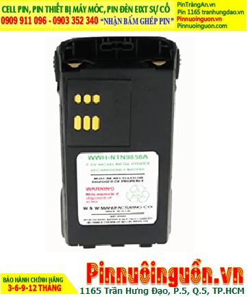 Pin sạc 7.2v-2000mAh, Nhận đóng pin Bộ đàm Motorola 7.2v-2000mAh (7.2v-2.0Ah) chính hãng