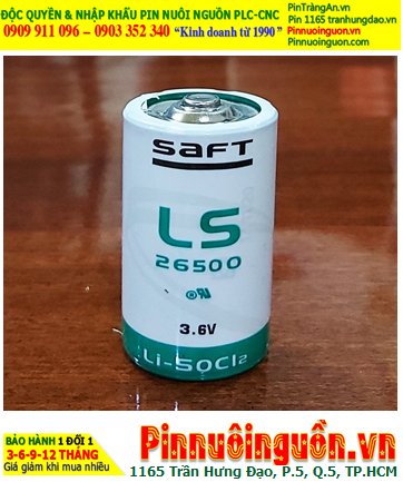 Saft LS26500 Lithium 3.6v PLC Power Suply Battery (Made in France), in Stock now