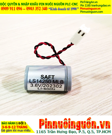 Saft LS14250MLB Lithium 3.6v 1/2AA 1200mAh PLC Power Suply Battery (Made in France)
