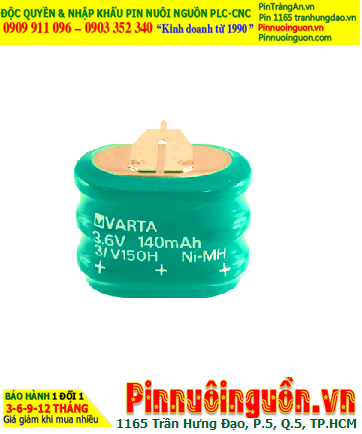 Varta 3V/150H (NiMh 3.6v 150mAh Rechargeable Battery) _Made in Germany