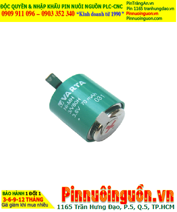 Varta 3V/80H (NiMh 3.6v 80mAh Rechargeable Battery) _Made in Germany