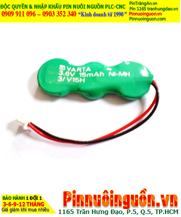 Varta 3V/15H ( NiMh 3.6v 150mAh Rechargeable Battery) _Made in Germany