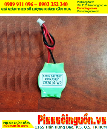 CMOS battery Panasonic CR2016 lithium 3V with plug /in stock available for shipping