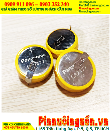 CMOS battery Panasonic CR2477 lithium 3V / in stock available for shipping