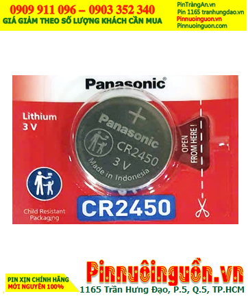 CMOS battery Panasonic CR2450 lithium 3V /in stock available for shipping