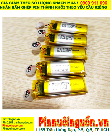LiPolymer IP801437D3R2 _Rechargeable Lithium 3.7v Battery with 370mAh | in stock