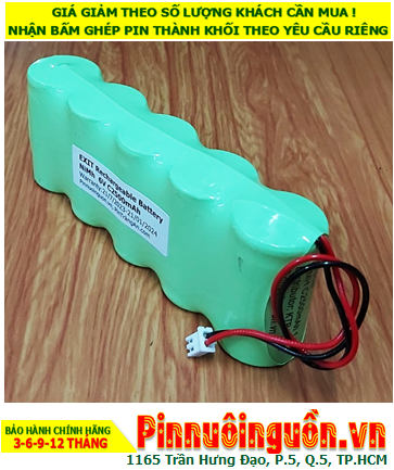 6v-C2500mAh Rechargeable battery for EXIT Lights and Emergency Lights