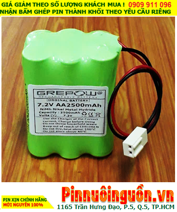 7.2v-AA2500mAh Rechargeable Battery for Alarm