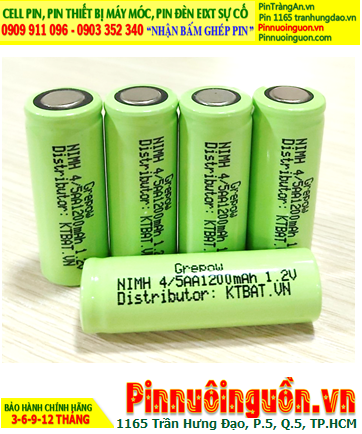 Industrial NIMH 4/5AA1200MAH 1,2V Battery | Available in stock ready for shipping