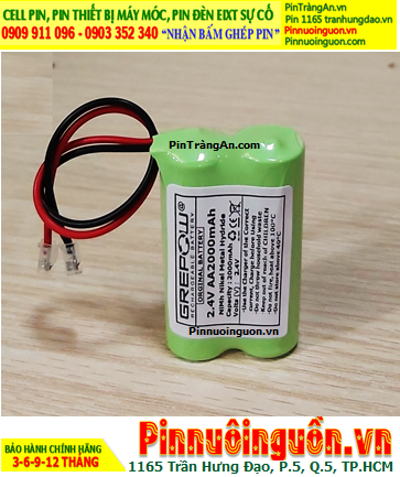NiMh 2.4v-AA2000mAh Rechargeable Battery Pack | In stock now