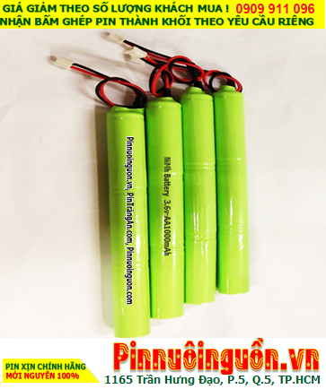 NiMh 3.6v-AA1000mAh Rechargeable Battery Pack