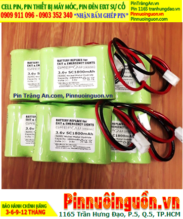 NiMh 3.6v-SC1800mAh Rechargeable Battery Pack | In stock now