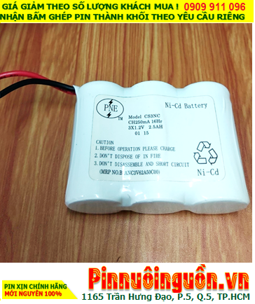 NiMh 3.6v-C2500mAh Rechargeable Battery Pack