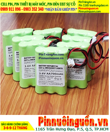 NiMh 3.6v-AA700mAh Rechargeable Battery Pack