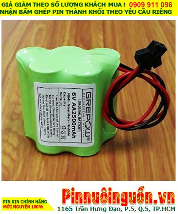 NiMh 6v-AA2500maH Rechargeable Battery Pack