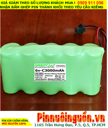 NiMh 6v-C3000mAh Rechargeable Battery Pack