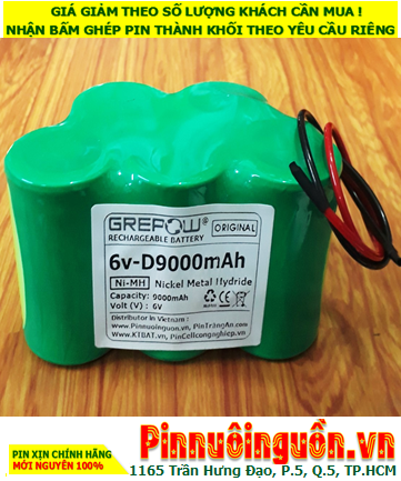 NiMh 6v-D9000mAh Rechargeable Battery Pack