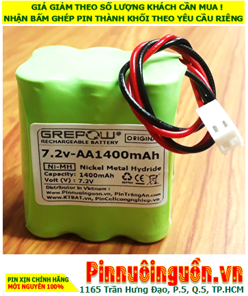 NiMh 7.2v-AA1400mAh Rechargeable Battery Pack