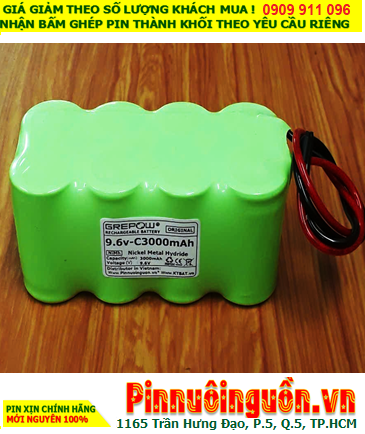 NiMh 9.6v-C3000mAh (9.6v-3000mAh) rechargeable battery