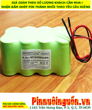 NiMh 9.6v-SC3400mAh (9.6v-3400mAh) Rechargeable Battery