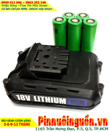 XU1-18V-2.6AH (Lithium 18v-2.6ah/2600mAh) Rechargeable Battery