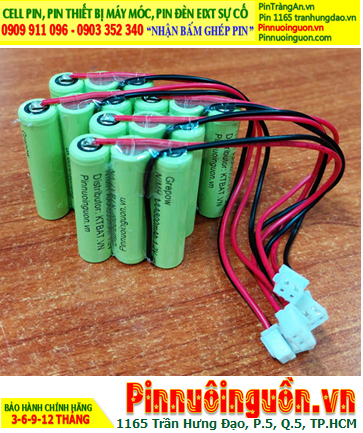 Pin sạc 3.6v-AA1000mAh, Pin sạc NiMh 3.6v-AA1000mAh, Pin sạc GREPOW 3.6v-AA1000mAh
