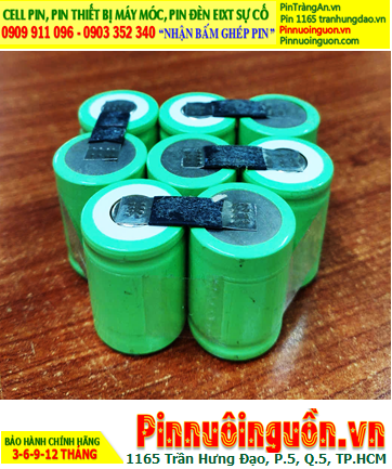Pin sạc 9.6v-SC2000mAh, Pin sạc NiMh 9.6v-SC2000mAh, Pin sạc GREPOW 9.6v-SC2000mAh